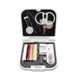 thumbnail image 4 of Yuarrent Caja de almacenamiento de costura bordado hecho a mano agujas estuches de transporte organizador portátil tejido hogar viaje blanco Type2 NO2, 4 of 6