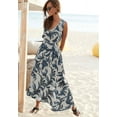 thumbnail image 2 of LASCANA Women's V-Neck Maxi Dress Crochet Detail, 2 of 5