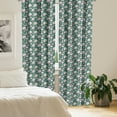thumbnail image 2 of Ambesonne Leaves Window Curtains, Petals on the Water, Each 28" W x 95" L, Laural Green Multicolor, 2 of 4