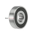 thumbnail image 3 of Uxcell Deep Groove Ball Bearings Double Sealed Chrome Steel ABEC1 10x28x8mm, 3 of 4