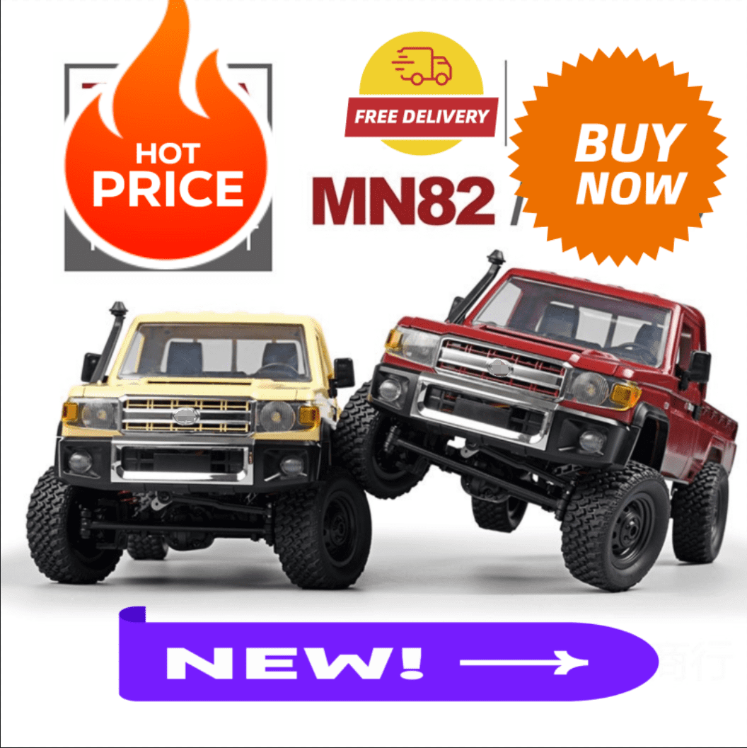 Mangniu MN82 1:12 RC Rock Crawler, Full - Scale 4WD Pickup, 2.4G Remote, Off - Road Climbing Toy”