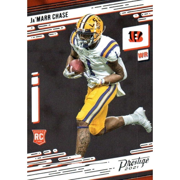 NFL 2021 Panini Prestige Football Ja'Marr Chase Trading Card #212 (Rookie)