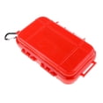 thumbnail image 5 of Water Shock Outdoor Hard Case Box Container w/ Carabiner Red, 5 of 8