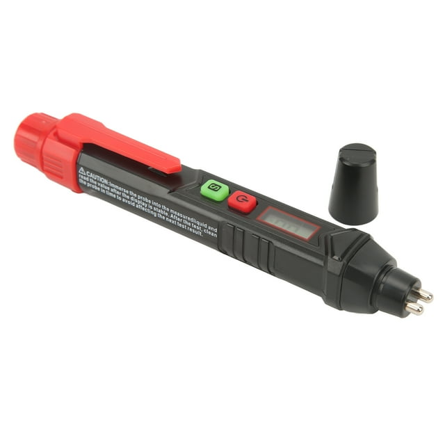 Stylo Testeur d'Huile de Frein, Testeur de Liquide de Frein avec Indicateur LED Testeur d'Huile de Frein Robuste et Résistant