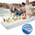 thumbnail image 1 of Table de Bière Gonflable Portable pour Piscine, Plateau de Bière Étanche, Support de Nourriture et Boissons pour Fête Barbecue Camping, 1 of 8