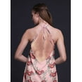 thumbnail image 3 of Bimba Robe de Plage Dos Nu Imprimée à Fleurs pour Femmes, Col Halter, Petite Taille, 3 of 6