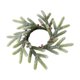 thumbnail image 2 of Adornos navideños, guirnalda de velas navideñas con forma de anillo, piñas, bayas rojas, ideal para armarios de cocina, centro de mesa navideño, portavelas de plástico., 2 of 9