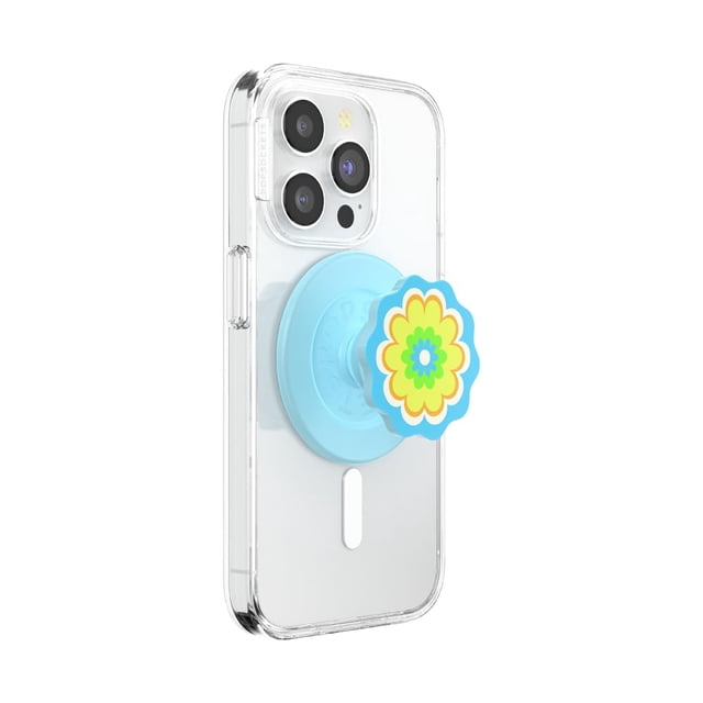 Phone Grip PopSockets para iPhone MagSafe con soporte azul