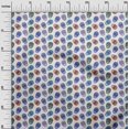 thumbnail image 3 of oneOone Rayon White Fabric Skull Craft Projects Decor Fabric Printed By The Yard 56 Inch Wide-aB, 3 of 5