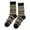 A-Black345, variant on Socks Retro Nordic Fair Isle Pattern Double Knit Ethnic Style Stackable Mid Calf Socks Outdoor Activities Casual Footwear