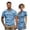 Blue Fish Camo, variant on Binienty 250th Patriotic Eagle His and Hers Matching Golf Outfit Set Short Sleeve Men's Quarter Zip Shirt Women's Golf Skort Dress Summer Couple Activewear for Golf Pickleball Tennis