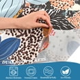 thumbnail image 3 of Yayeee Kitchen Curtains Tier Pair Light Filtering 27"x36" Rod Pocket Short Cafe Window Panel, Colorful Flowers, 3 of 7