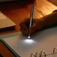 thumbnail image 4 of YERDGARY 4 Piezas Bolígrafo con Punta Luminosa y Bolígrafo con Luz LED con Linterna LED Bolígrafo Luminoso para Escribir en la Oscuridad (Plata), 4 of 5