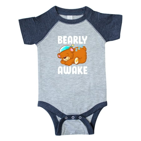 

Inktastic Baby Bear Bearly Awake Gift Baby Boy or Baby Girl Bodysuit