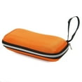 thumbnail image 2 of CNKOO Portable Zipper Rectangle Grid Sunglasses Case Hard Eyewear Glasses Storage Box, 2 of 7