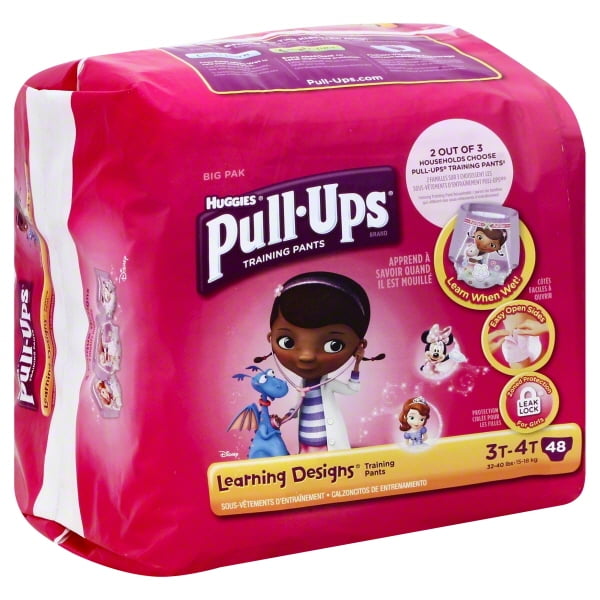PullUps? Training Pants with Learning Designs? for Girls 3T4T