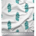 thumbnail image 1 of Soimoi Silk Fabric Floral & Paisley Block Printed Craft Fabric by The Yard 42 Inch Wide, 1 of 3