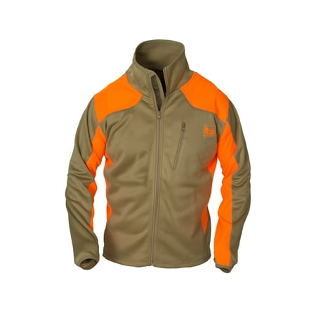 Banded Men s Softshell Full Zip Jacket Blaze Orange/Tan 2XL