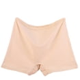 thumbnail image 2 of Lumtrix Boy Shorts Underwear for Women Comfort Full Coverage Briefs Soft Stretch High Waisted Boxer Panties Complexion 2XL, 2 of 3