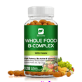 thumbnail image 4 of Beworths Super B Complex Vitamin - Whole Food Supplement B1, B2, B3, B5, B6, B7, B9, B12 - Support for Immune Support - 120 Capsules, 4 of 11