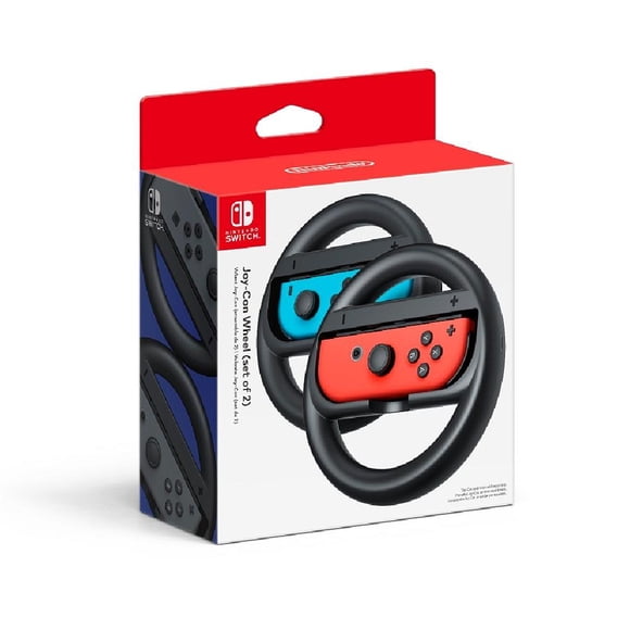 Set de Dos Joy-Con Wheel Nintendo Negro