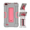 thumbnail image 6 of FIEWESEY for MatrixPad Z1/S7 7" Case,Fusion5 Tab F704Bv2 Case,Shockproof Silicone Stand Case Cover For VUCATIMES N7/HAOVM MediaPad P7/qunyiCO Y7/AEEZO Kids Tablet/AEEZO Tronpad TP701/TK701(Gray+Pink), 6 of 8