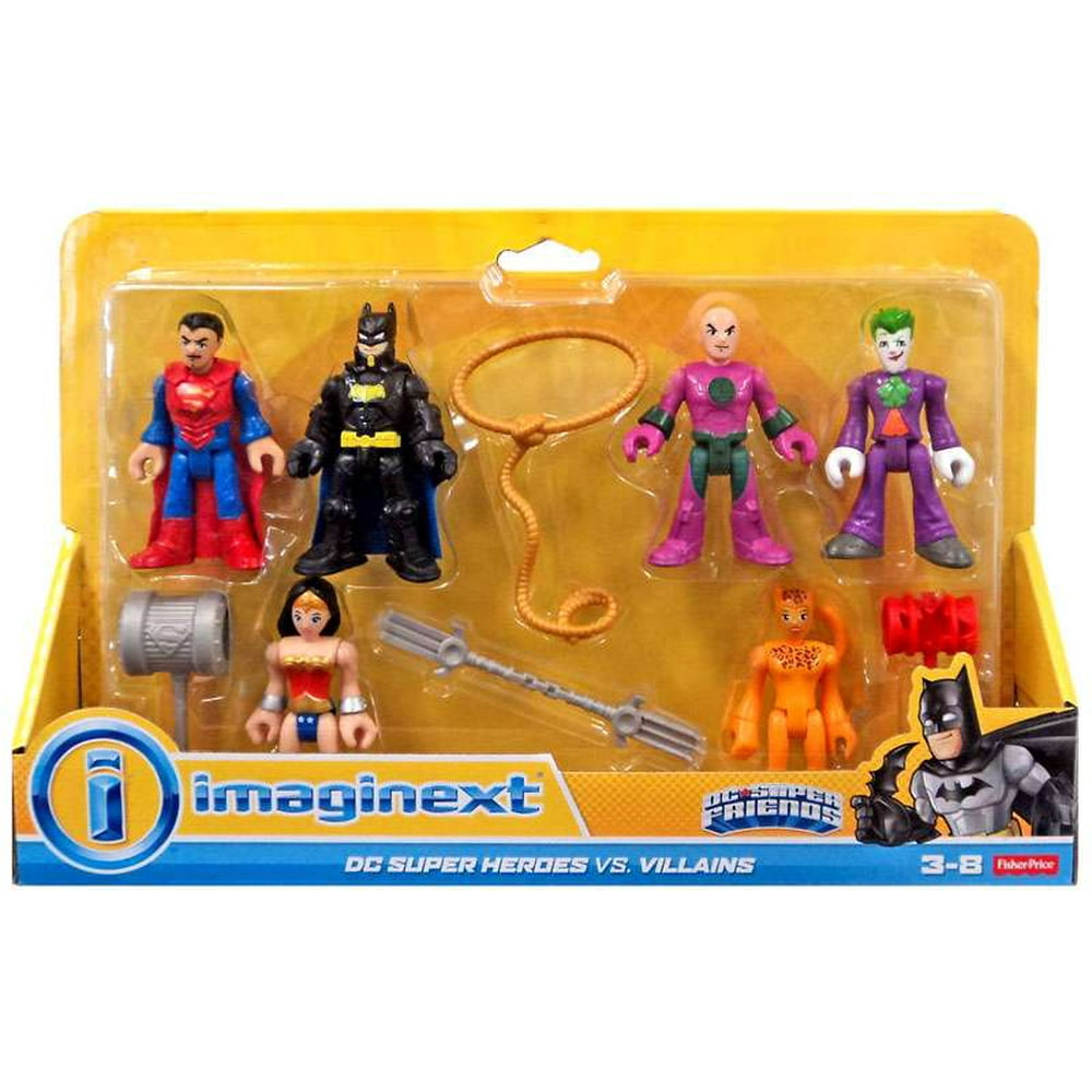DC Super Friends Imaginext DC Super Heroes vs. Villains Figure Set