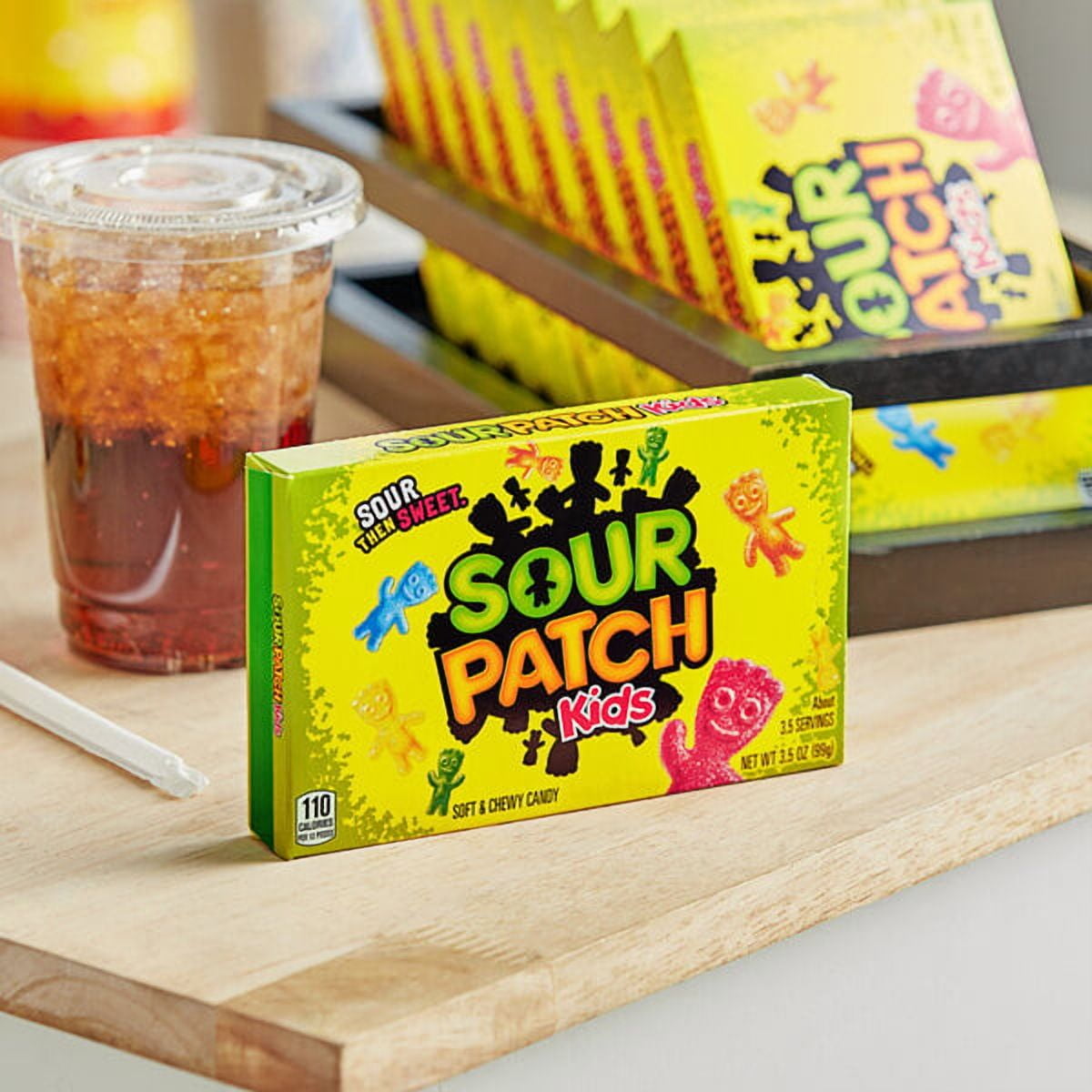 Sour Patch Kids Original Candy, 3.5 oz Boxes – 12 Count Case