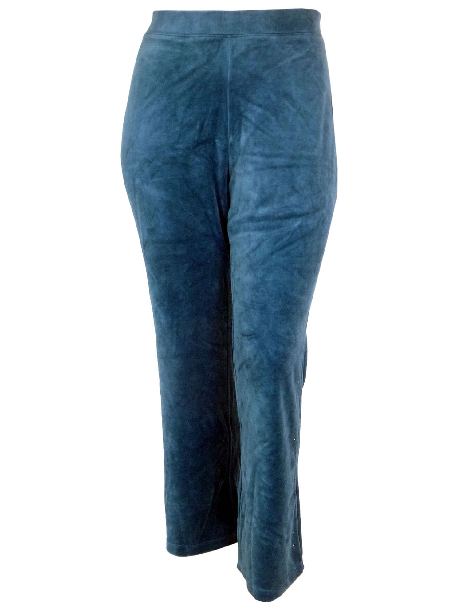 Style & Co Women's Plus Size Pull On Velour Athletic Pants 0x Rustic ...