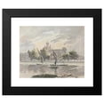 thumbnail image 2 of James Miller 18x15 Black Modern Framed Museum Art Print Titled - View of Isleworth Church, 2 of 5