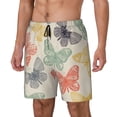 thumbnail image 2 of Uemuo Butterfly Pattern Mens Swim Trunks Quick Dry Board Shorts with Mesh Lining, Stretch Beach Shorts Quick Dry No-Chafing Board Shorts-3X-Large, 2 of 9