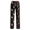 thumbnail image 5 of Hearthz Mens Pajama Pants Christmas Drawstring Elastic Waist Men’s Lounge Pants Funny Print Wide Leg Mens Pajamas Pants, 5 of 5
