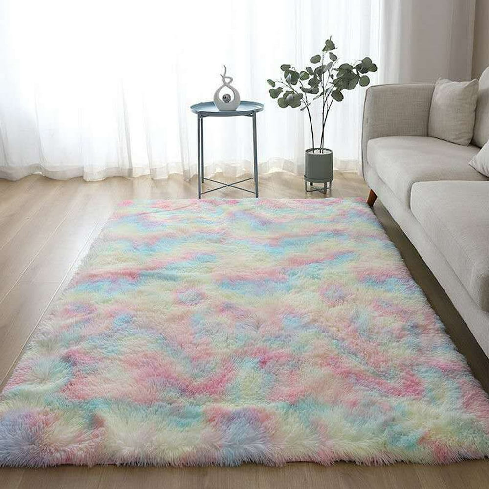63x79 inch /47x63 inch /32x63 inch Super Soft Fluffy Floor Rug Washable