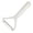 White-Across, variant on SomWiBe Vertical Vegetable Peeler, Stainless Steel Fruit Peeler with Wheat Straw Handle, Ergonomic Kitchen Peeling Tool for Potato Carrot Apple White 6.50in