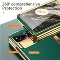 thumbnail image 3 of for Google Pixel Fold Case Magnetic Hinge Protection, Transparent Plating PC Crystal & Lychee Texture PU Leather Cover Front Glass All-Inclusive Case (with Free Stylus & Stylus Holder), Green, 3 of 7