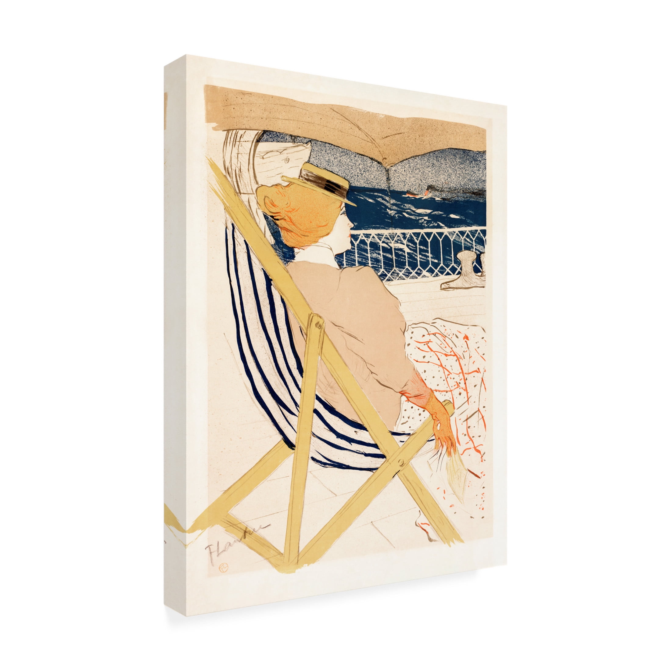 Trademark Fine Art Pictufy La PassagAure Du 54 1896 Canvas Wall Art