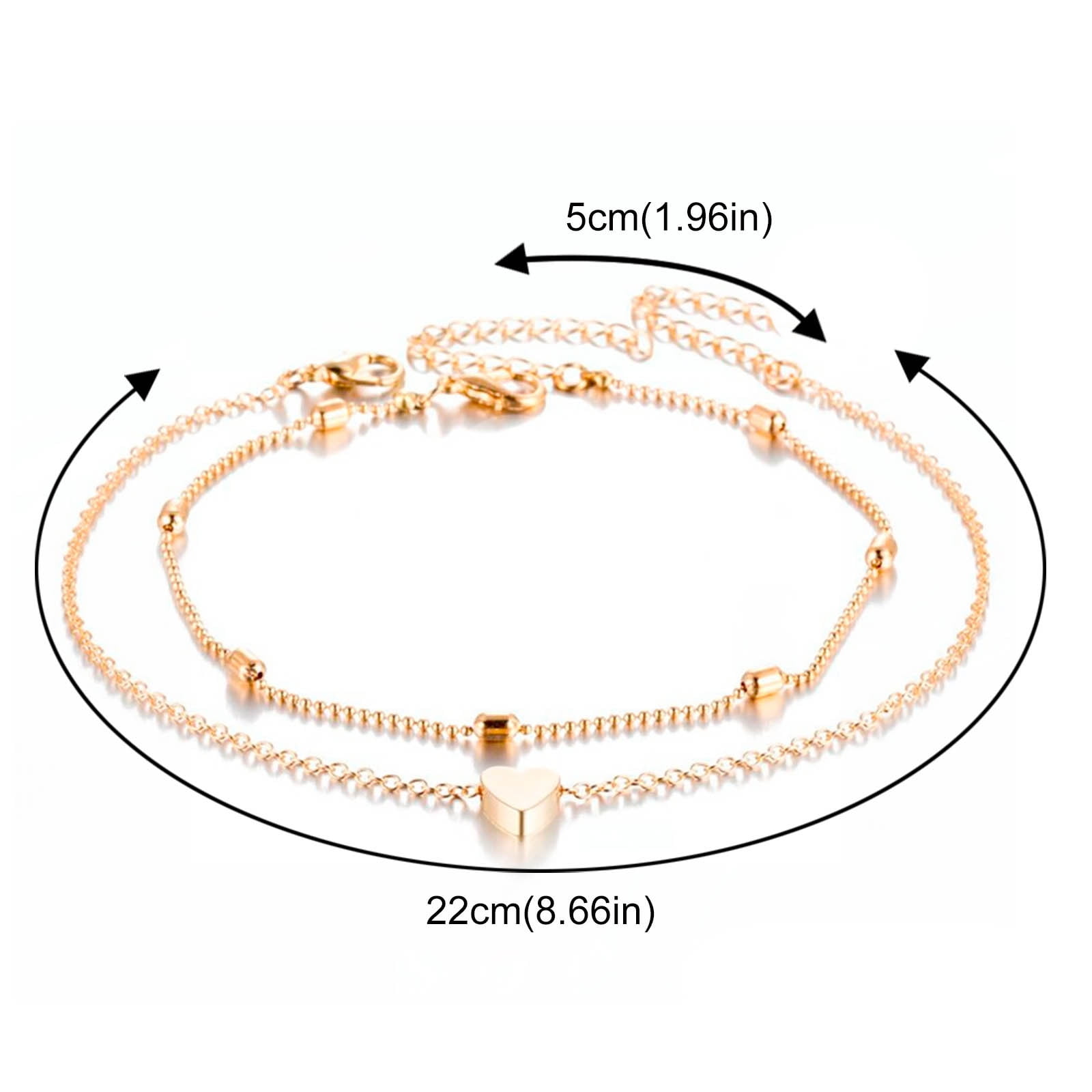 Beaded Anklets Ankle for Women S925 Bracelet Anklet Jewelry Foot