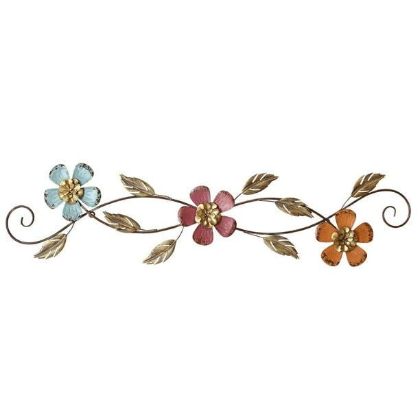 Stratton Home Decor Floral Scroll Wall Pediment