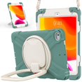 thumbnail image 3 of Funda a juego para iPad Mini 4/5 con correa para el hombro, soporte de anilla ajustable grande, portalápices y protección contra golpes., 3 of 5