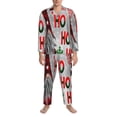 thumbnail image 4 of Kll Cute Santa Sleepwear Mens Flannel Pajamas,Long Cotton Pj Set, 4 of 9