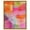 Gold Frame, variant on Garnet Gleam IV Canvas Neon Abstract by Art Remedy, Silver Frame, 36 x 45