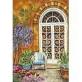 thumbnail image 2 of Vitaletti, Carolee 14x18 Black Ornate Wood Framed with Double Matting Museum Art Print Titled - Tuscan Veranda I, 2 of 4