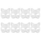 thumbnail image 1 of 7pcs DIY Unpainted Cat Masks Half Face Masquerade Craft for Artistic Expression, Costume Party, Cosplay & Creative Projects, 1 of 5