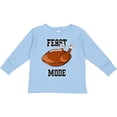 thumbnail image 3 of Inktastic Thanksgiving Feast Mode Turkey Football Boys or Girls Long Sleeve Toddler T-Shirt, 3 of 5