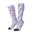 thumbnail image 2 of Haiem Cartoon Poodle Dog Socks, Funny Novelty Crazy Design Cotton Socks Sports Socks Knee High Socks For Men, Women,1Pairs - Gift For Working Friends, 2 of 9