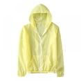 thumbnail image 1 of Veste à Capuche Protection Solaire UPF 50+ pour Femmes Légère à Manches Longues avec Poche Randonnée Extérieure, 1 of 9