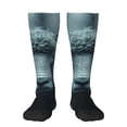 thumbnail image 1 of Fotbe Moody Ram Portrait Calcetas Divertidas Estampadas para Hombre y Mujer, Calcetas de Algodón hasta la Rodilla para Caminar, Correr, Enfermería y Embarazo, 1 of 6