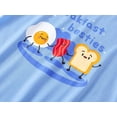 thumbnail image 4 of Topgal Cute Breakfast Besties Pajamas for Girls Soft 2-Piece Spring Short Sleeves PJ Set For Big Kid Size 10, 4 of 6