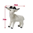 thumbnail image 2 of Plush Figurine Statue Artificial Sheep Lamb Miniatures Model toy for kids L, 2 of 6
