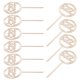 thumbnail image 1 of Wood Happy Birthday Cake Topper Decoration Ornaments For Gift Options Charming Assorted Color 10Pcs, 1 of 5